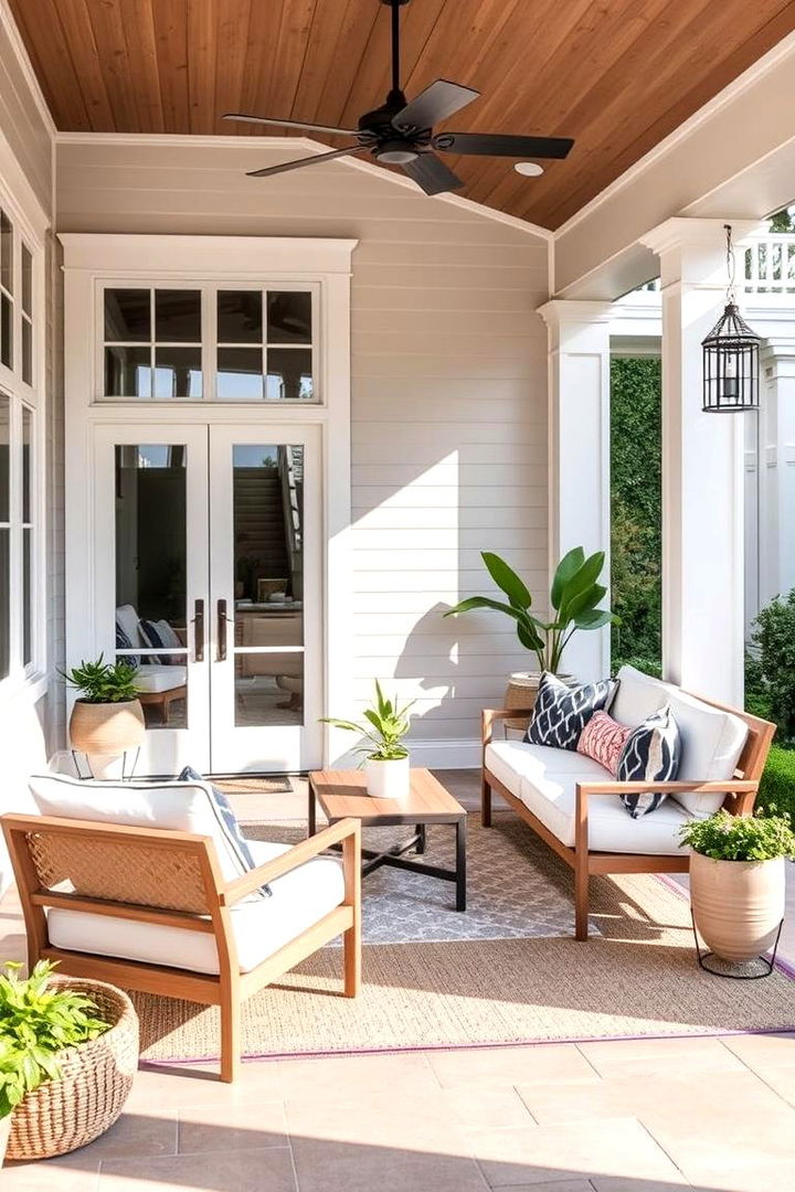 Contemporary Chic Porch - 22 Enclosed Porch Ideas