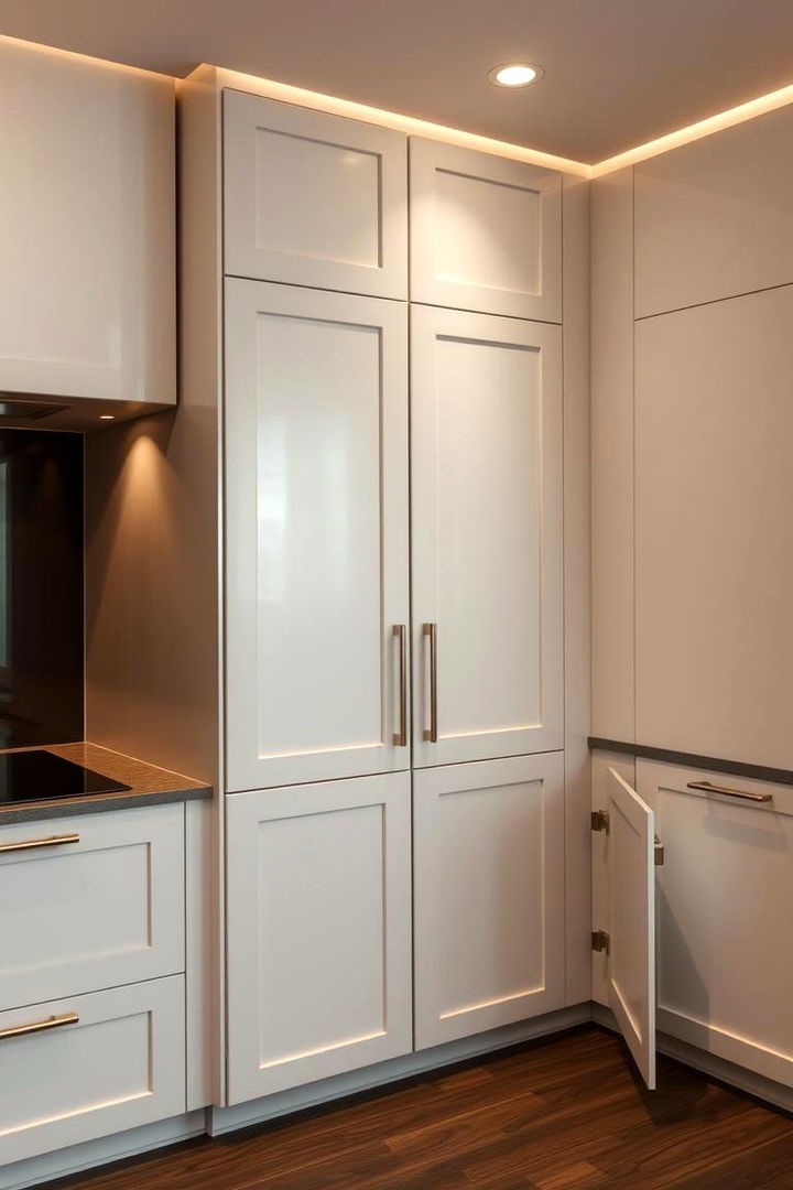 Contemporary Closed Storage - 22 Floor to Ceiling Cabinets Ideas