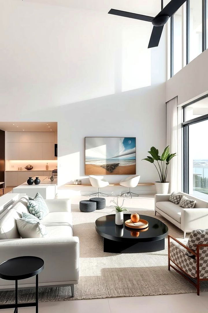 Contemporary Coastal Flair - 22 Coastal Living Room Ideas