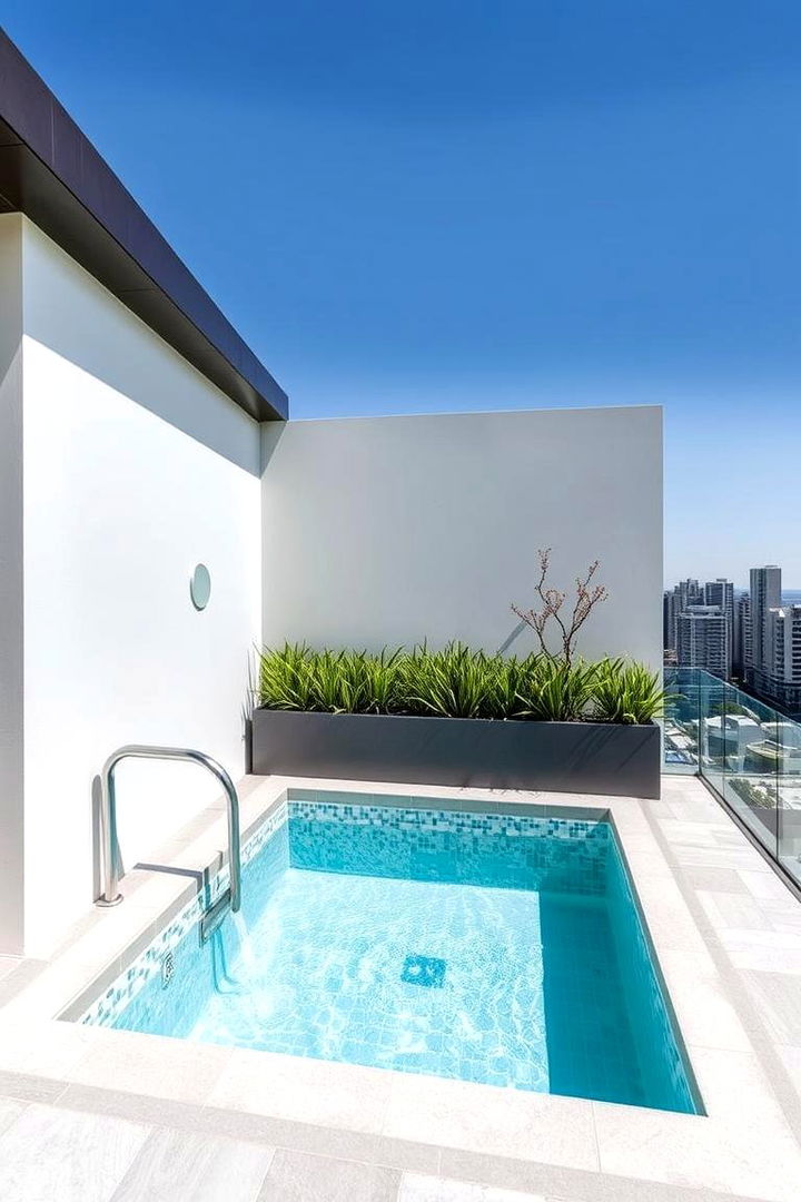 Contemporary Compact Plunge Pool - 22 Plunge Pool Ideas