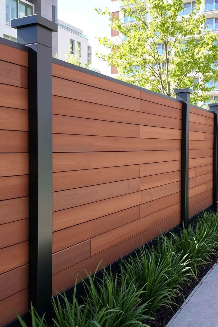 Contemporary Composite Panels - 22 Corner Fence Ideas