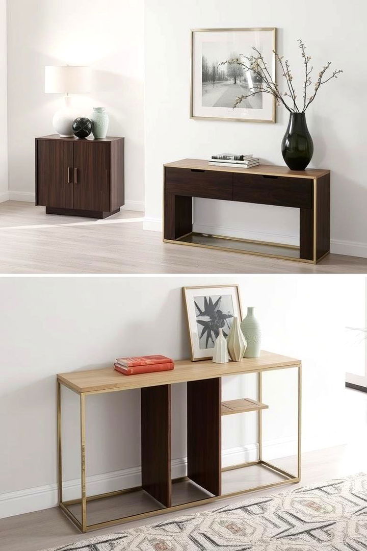 Contemporary Console Tables - 22 Living Room Furniture Ideas