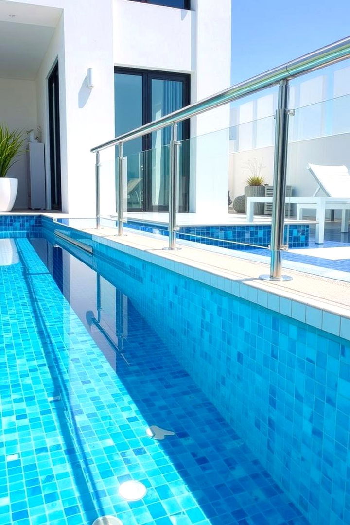 Contemporary Crystal Deck - 22 Pool Deck Ideas