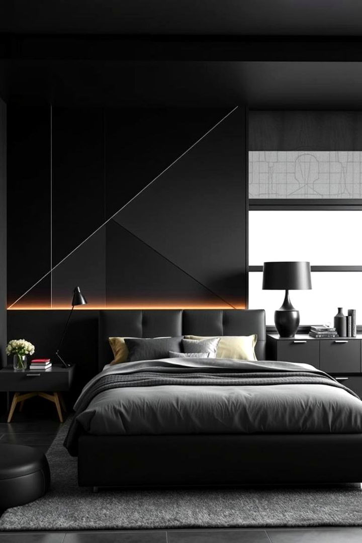 Contemporary Dark Design - 22 Dark Bedroom Ideas