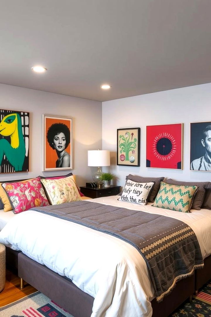 Contemporary Eclectic Fusion - 22 Basement Bedroom Ideas