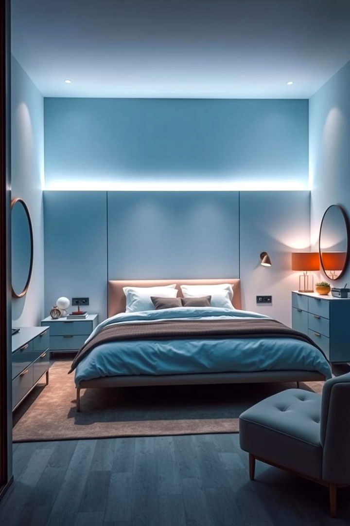 Contemporary Elegance - 22 Light Blue Bedroom Ideas
