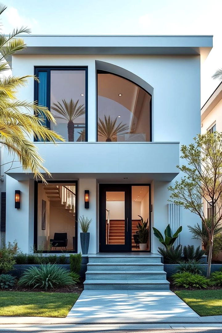 Contemporary Elegance - 22 light blue house exterior ideas