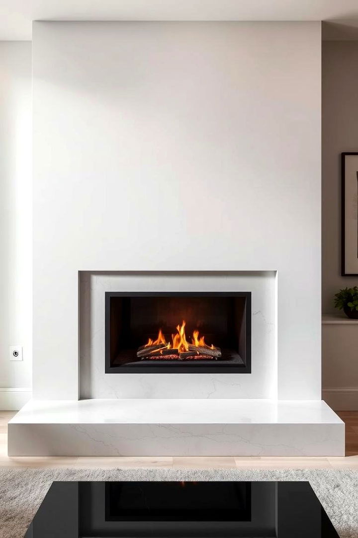 Contemporary Faux Stone Designs for Modern Homes - 22 Faux Stone Fireplace Ideas