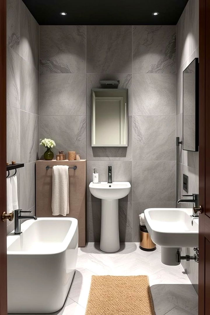 Contemporary Fixtures on a Budget - 22 Apartment Bathroom Ideas