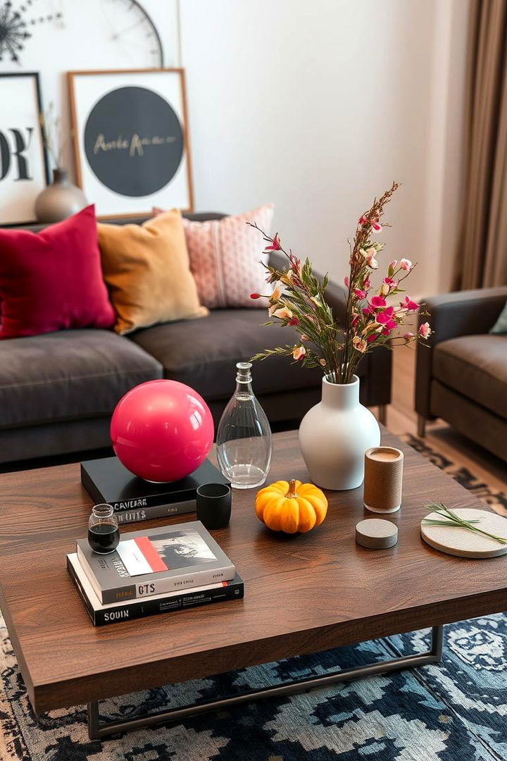 Contemporary Flair - 22 Coffee Table Decor Ideas