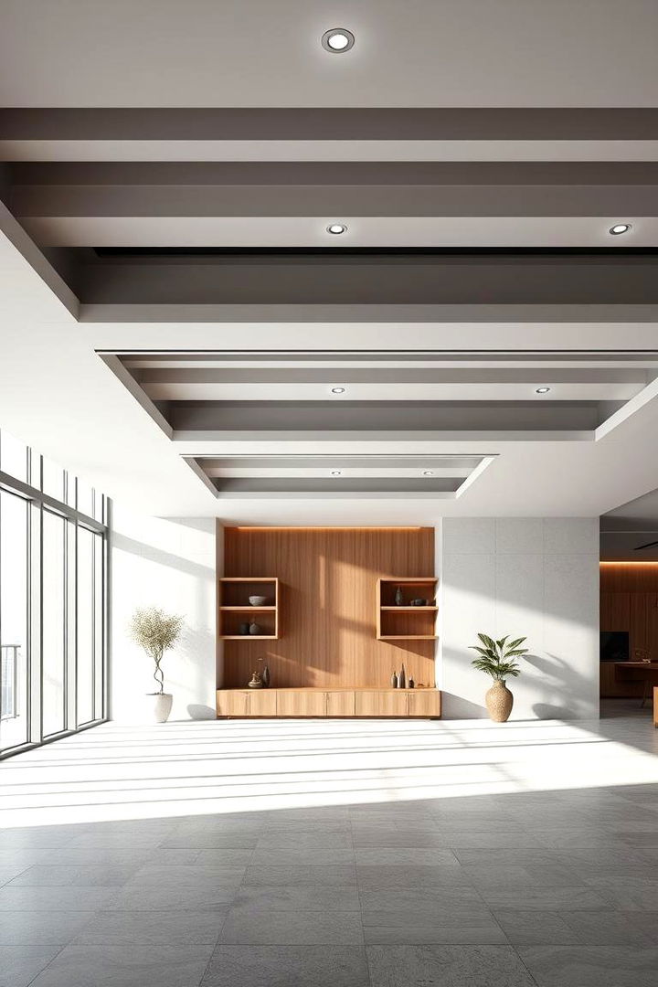 Contemporary Floating Molding - 22 Wall Molding Ideas