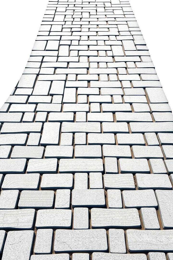 Contemporary Geometric Patterns - 22 Flagstone Walkway Ideas