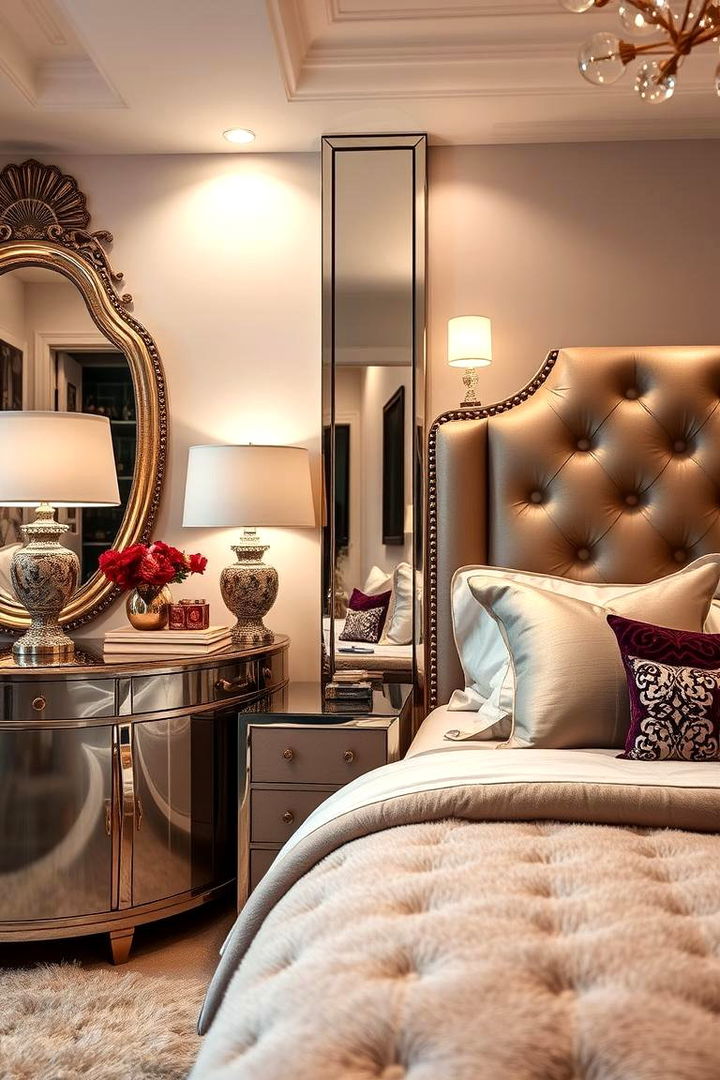 Contemporary Glam Space - 22 Bedroom Layout Ideas