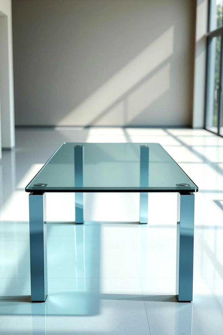 Contemporary Glass Top Table - 22 Table Design Ideas