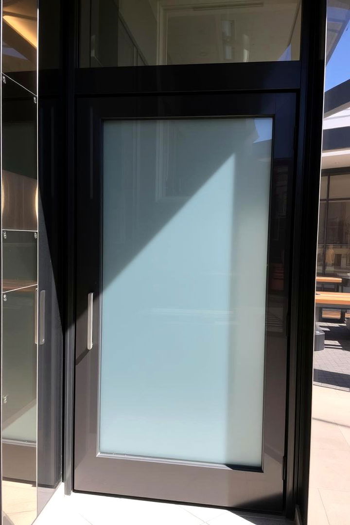 Contemporary Glass and Metal Combo - 22 Front Gate Ideas