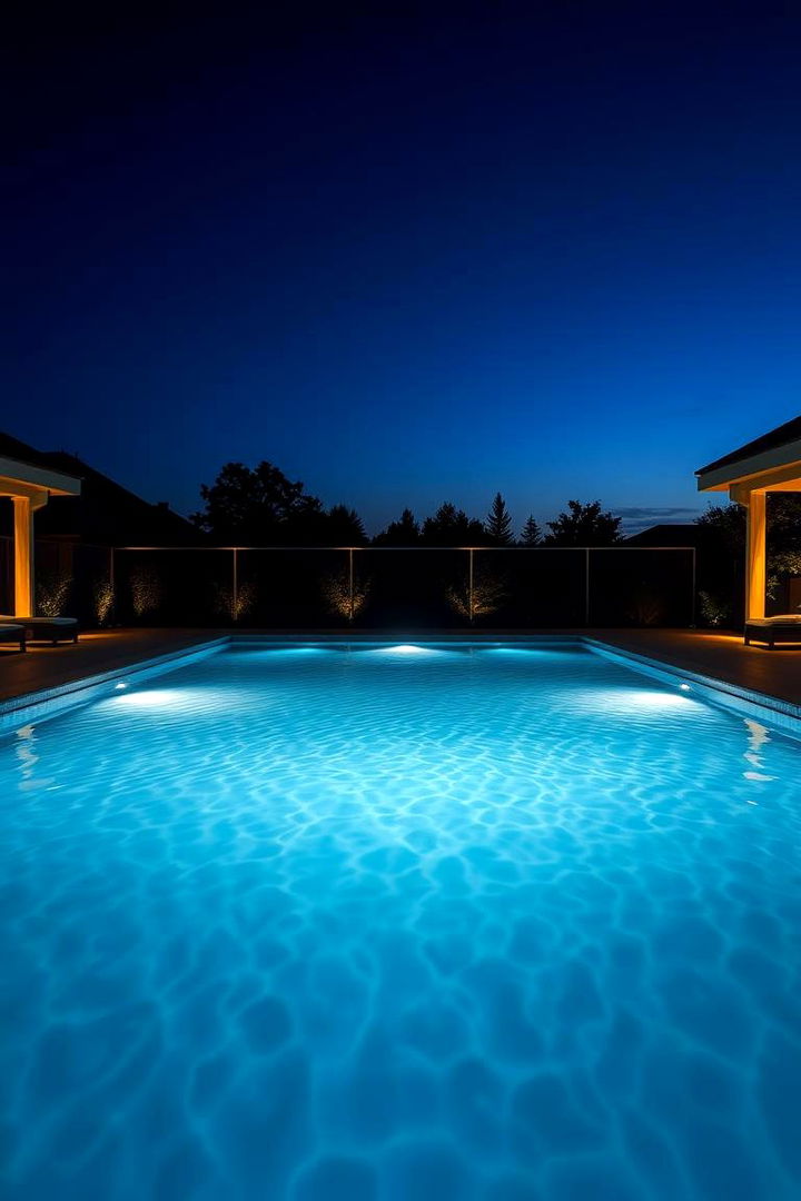 Contemporary Illumination - 22 Pool Landscaping Ideas