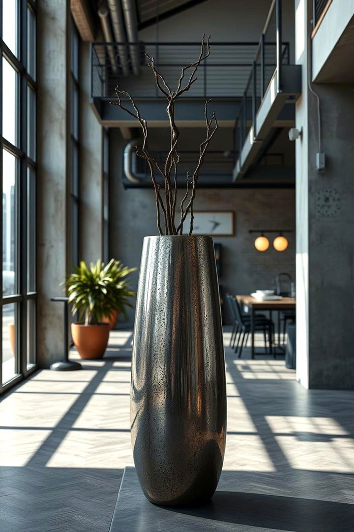 Contemporary Industrial Chic - 22 Large Floor Vase Decoration Ideas