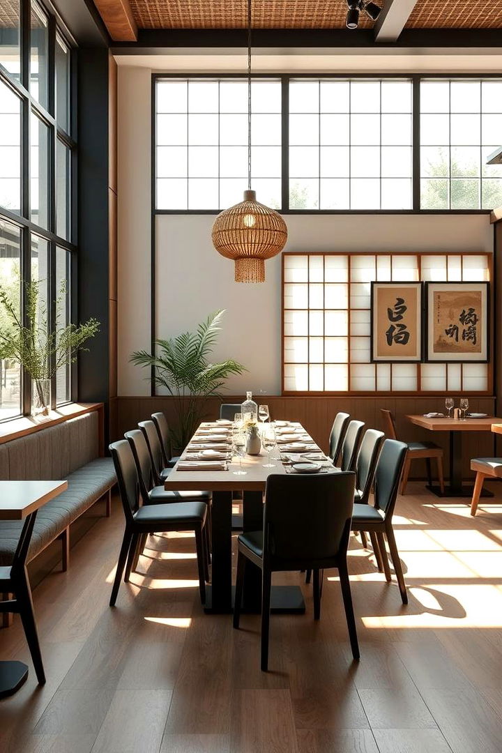 Contemporary Japanese Fusion - 22 Japanese Dining Room Ideas