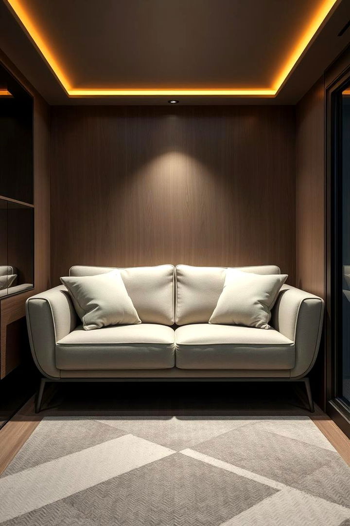 Contemporary Loveseat Comfort - 22 Man Cave Seating Ideas