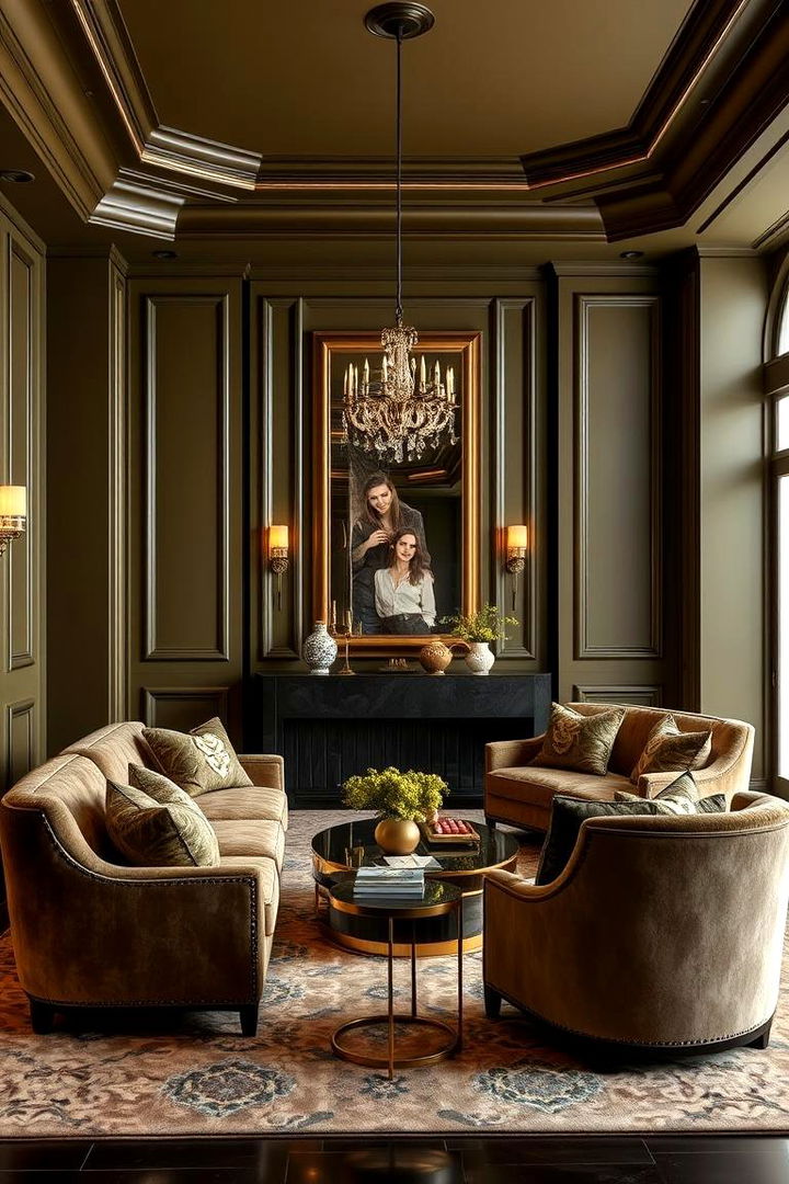 Contemporary Luxe with Olive - 22 Olive Green Bedroom Ideas