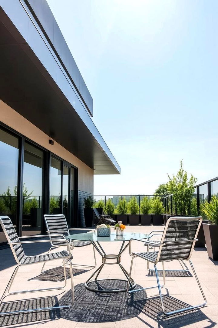 Contemporary Metal Furniture - 22 Patio Furniture Ideas