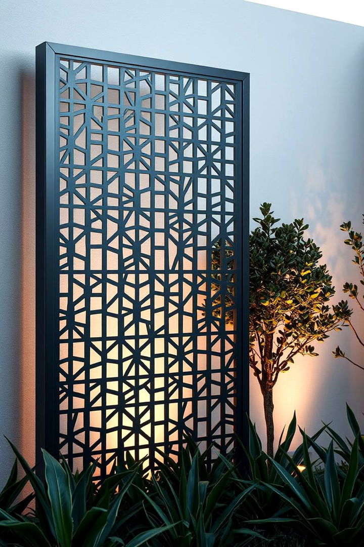 Contemporary Metal Screens - 22 Garden Screening Ideas