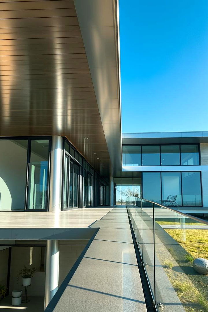 Contemporary Metal and Glass Exteriors - 22 Aesthetic House Exterior Ideas