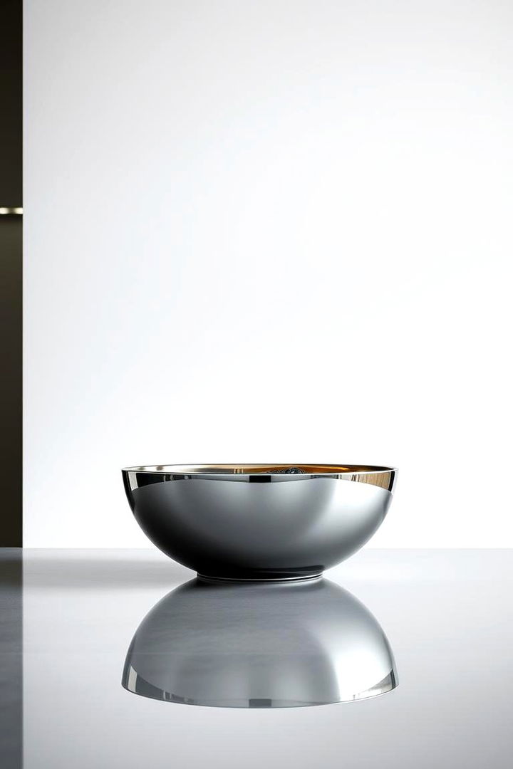 Contemporary Metallic Dough Bowl - 22 Dough Bowl Decor Ideas