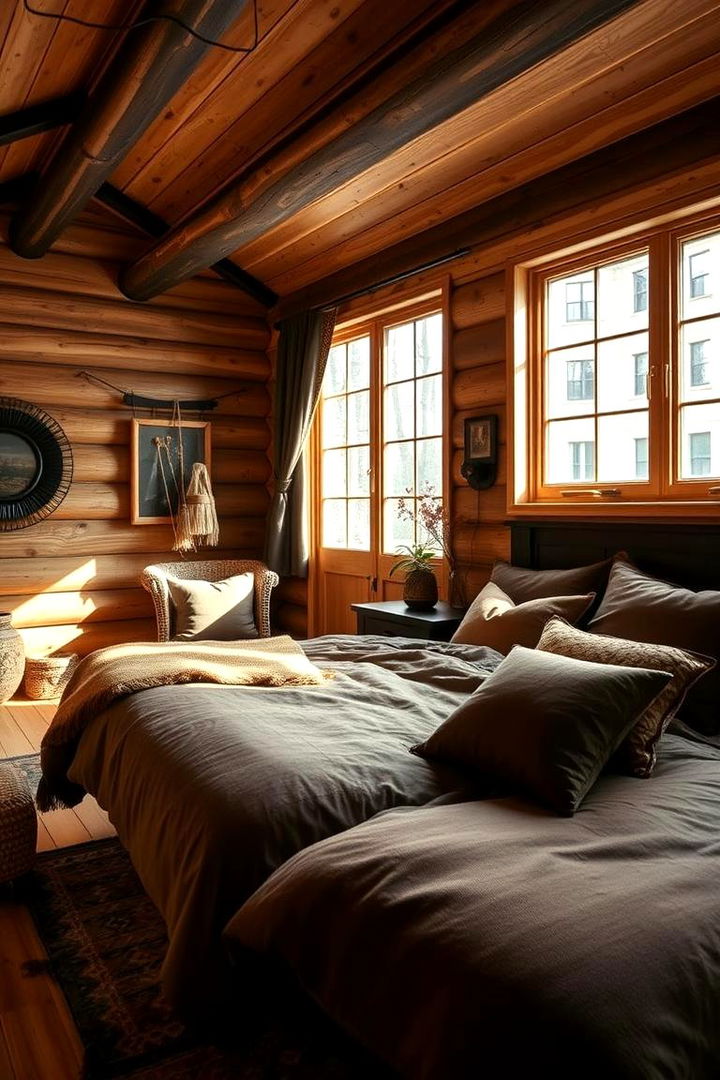 Contemporary Minimalism with Warm Accents - 22 Black and Brown Bedroom Ideas
