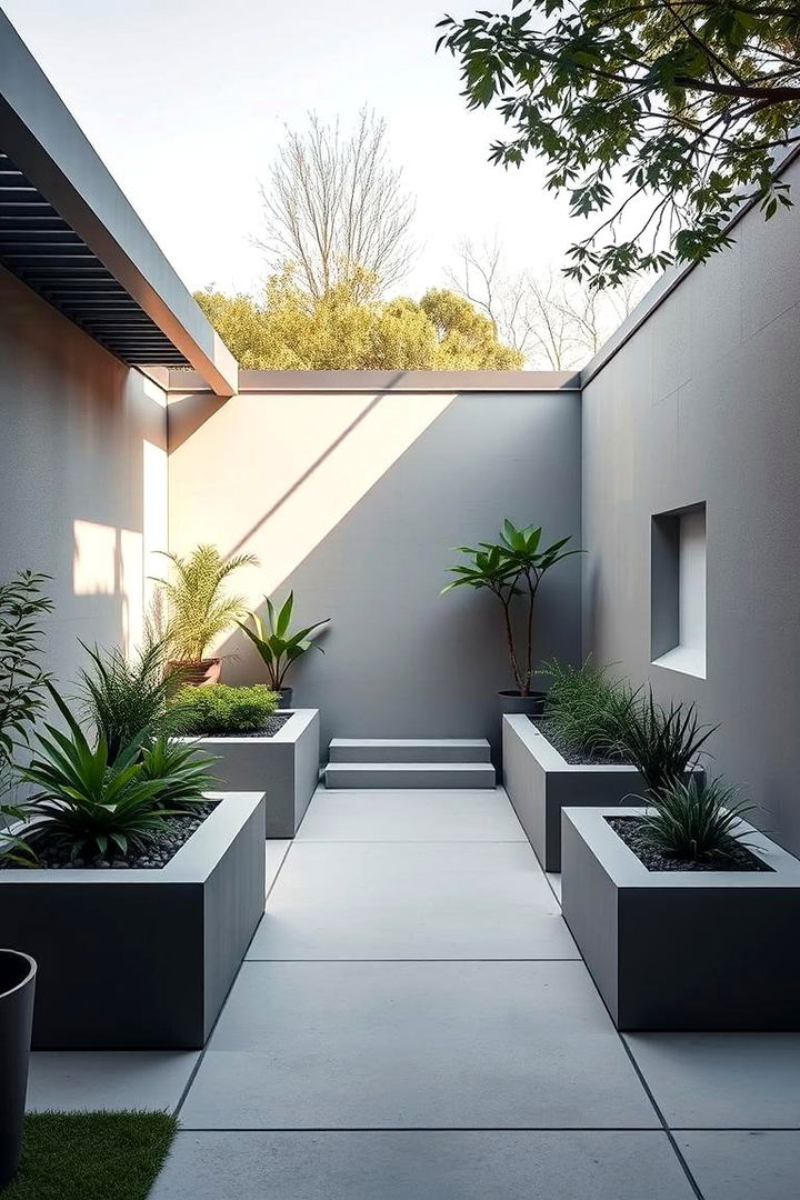 Contemporary Minimalist Enclosure - 22 Enclosed Garden Ideas