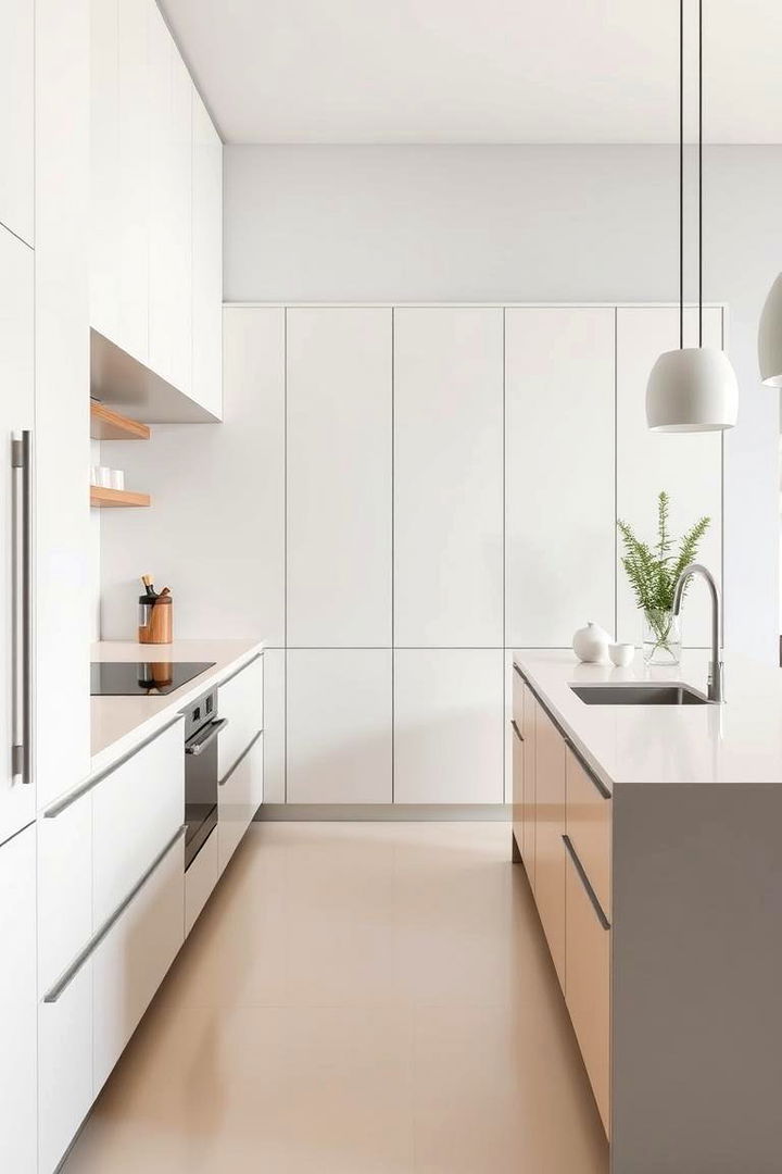 Contemporary Minimalist Style - 22 One Wall Kitchen Ideas