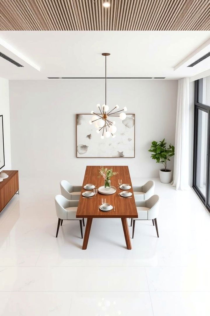 Contemporary Minimalist Twist - 22 Moody Dining Room Ideas