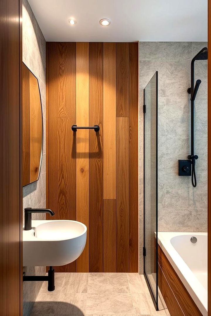 Contemporary Mixed Materials - 22 Eclectic Bathroom Ideas