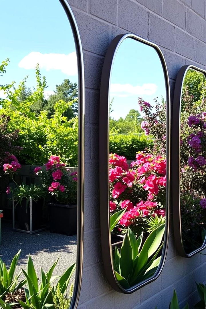 Contemporary Outdoor Mirrors - 22 Outdoor Decor Ideas