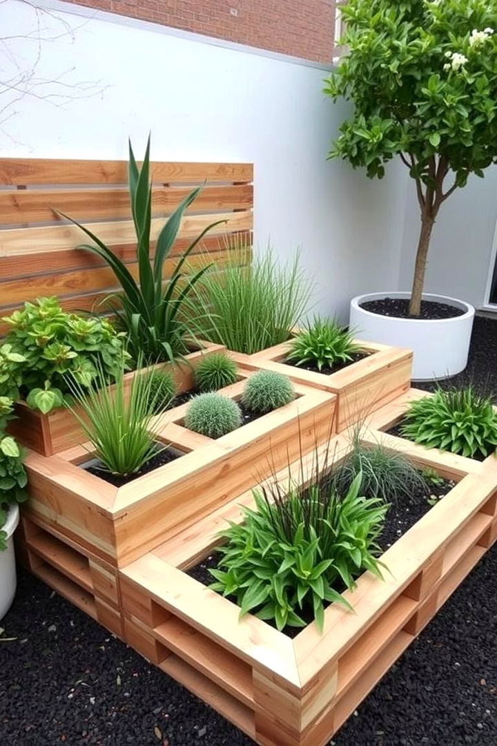 Contemporary Pallet Garden Design - 22 Pallet Garden Ideas