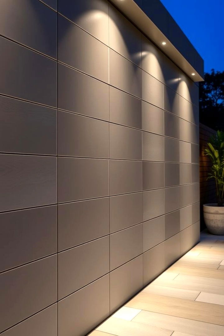 Contemporary Panel Walls - 22 Patio Wall Ideas