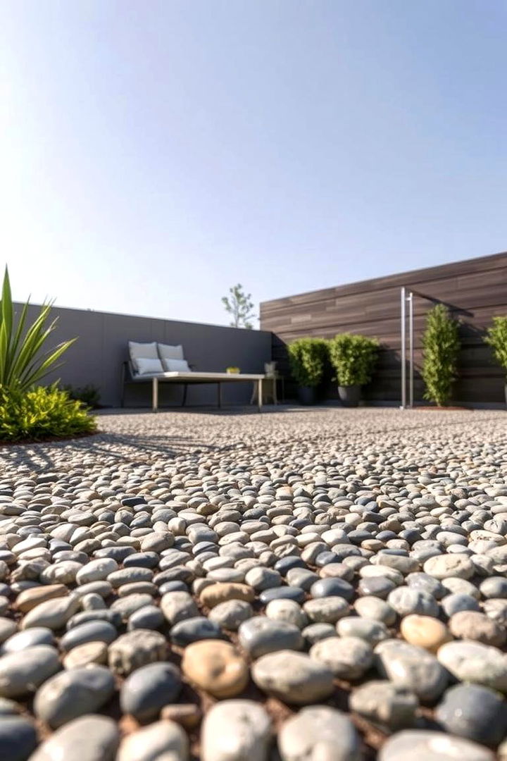 Contemporary Pebble Styles - 22 Patio Flooring Ideas