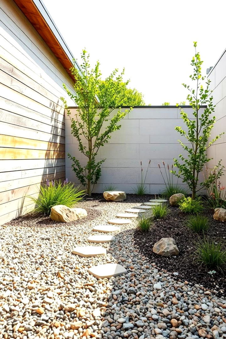 Contemporary Rustic Gravel Garden - 22 Gravel Garden Ideas
