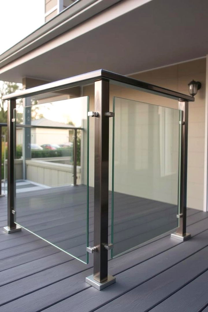 Contemporary Safety Solutions - 22 Metal Deck Railing Ideas