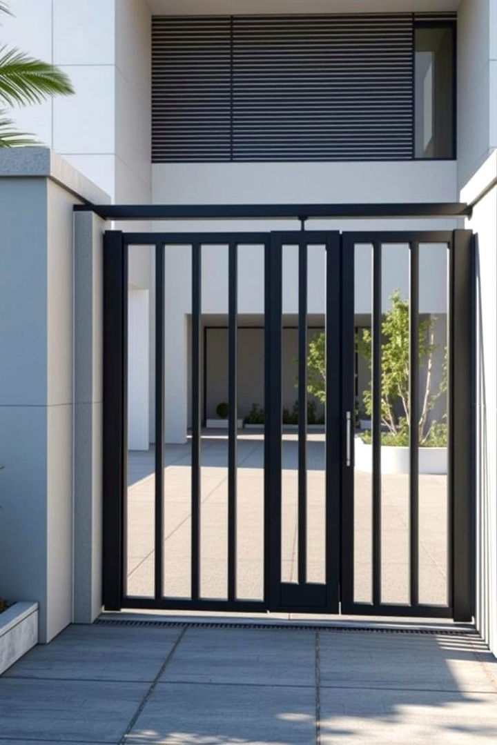 Contemporary Security Focus - 22 Front Door Gate Ideas
