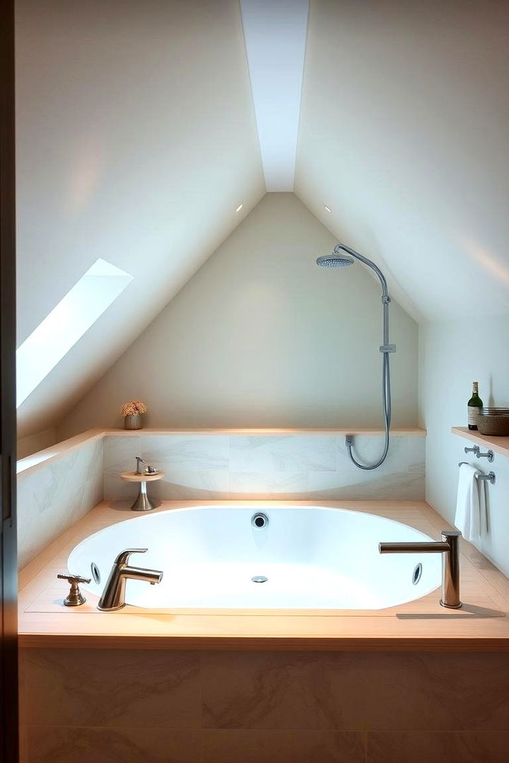 Contemporary Spa Vibes - 22 Attic Bathroom Ideas