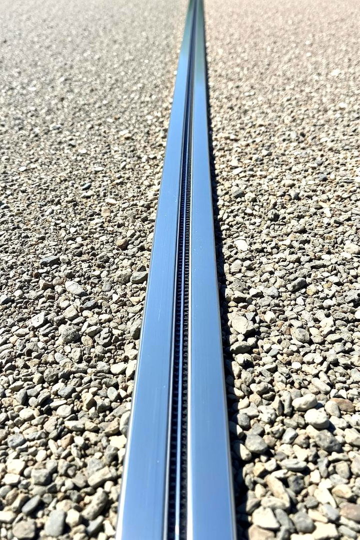 Contemporary Steel Strips - 22 Gravel Driveway Edging Ideas