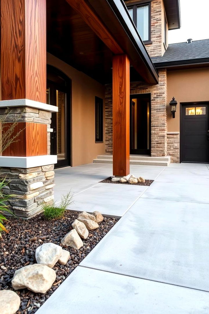 Contemporary Stone Vignettes - 22 Stone Exterior Home Ideas