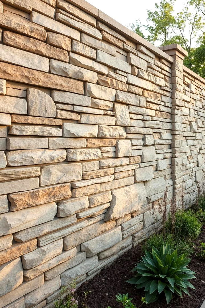 Contemporary Stone Walls - 22 Privacy Patio Ideas