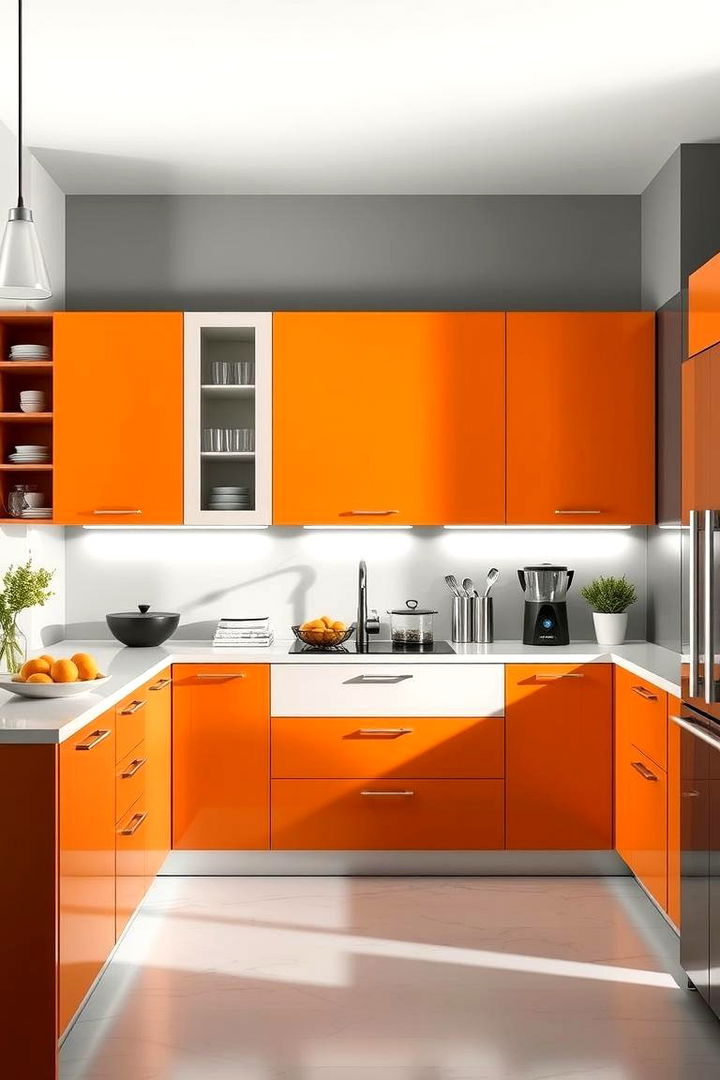 Contemporary Two Tone Cabinets - 22 Kitchen Cabinet Ideas
