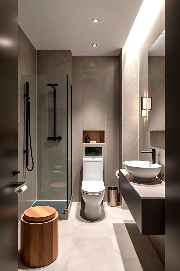 Contemporary Urban Chic - 22 Neutral Bathroom Ideas
