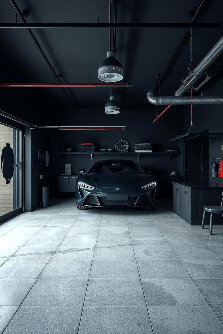 Contemporary Urban Edge - 22 Garage Wall Paint Ideas