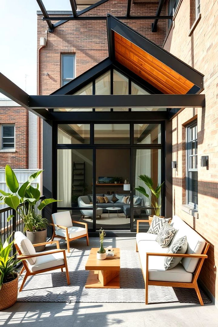 Contemporary Urban Loft - 22 Shed Roof Porch Design Ideas