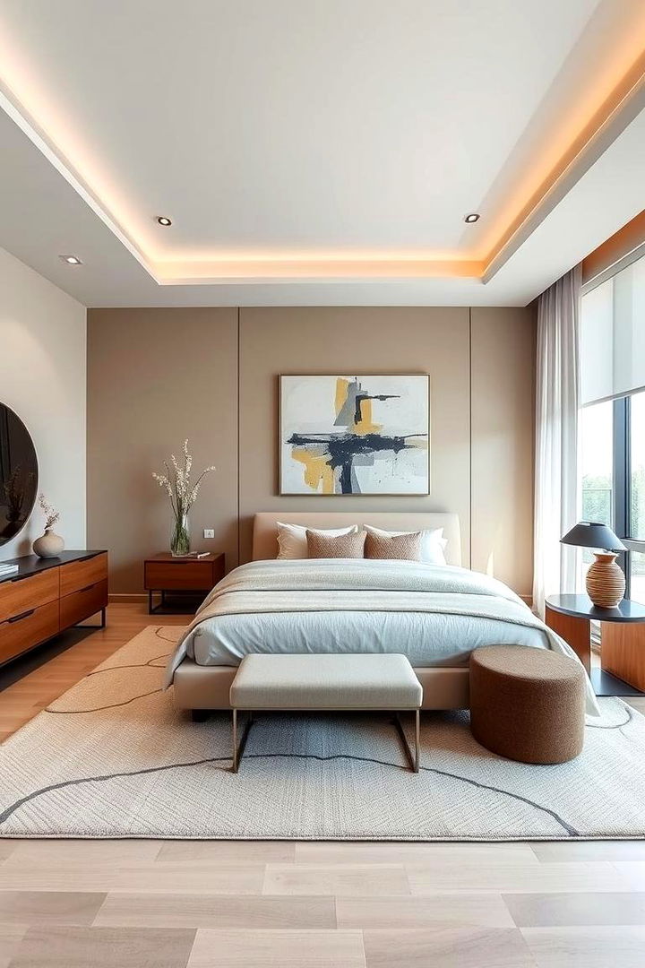 Contemporary Urban Oasis - 22 Beige Bedroom Ideas