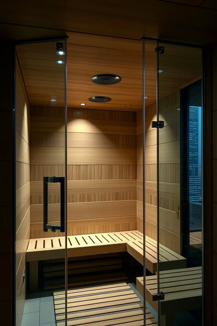 Contemporary Urban Retreat - 22 Sauna Room Design Ideas